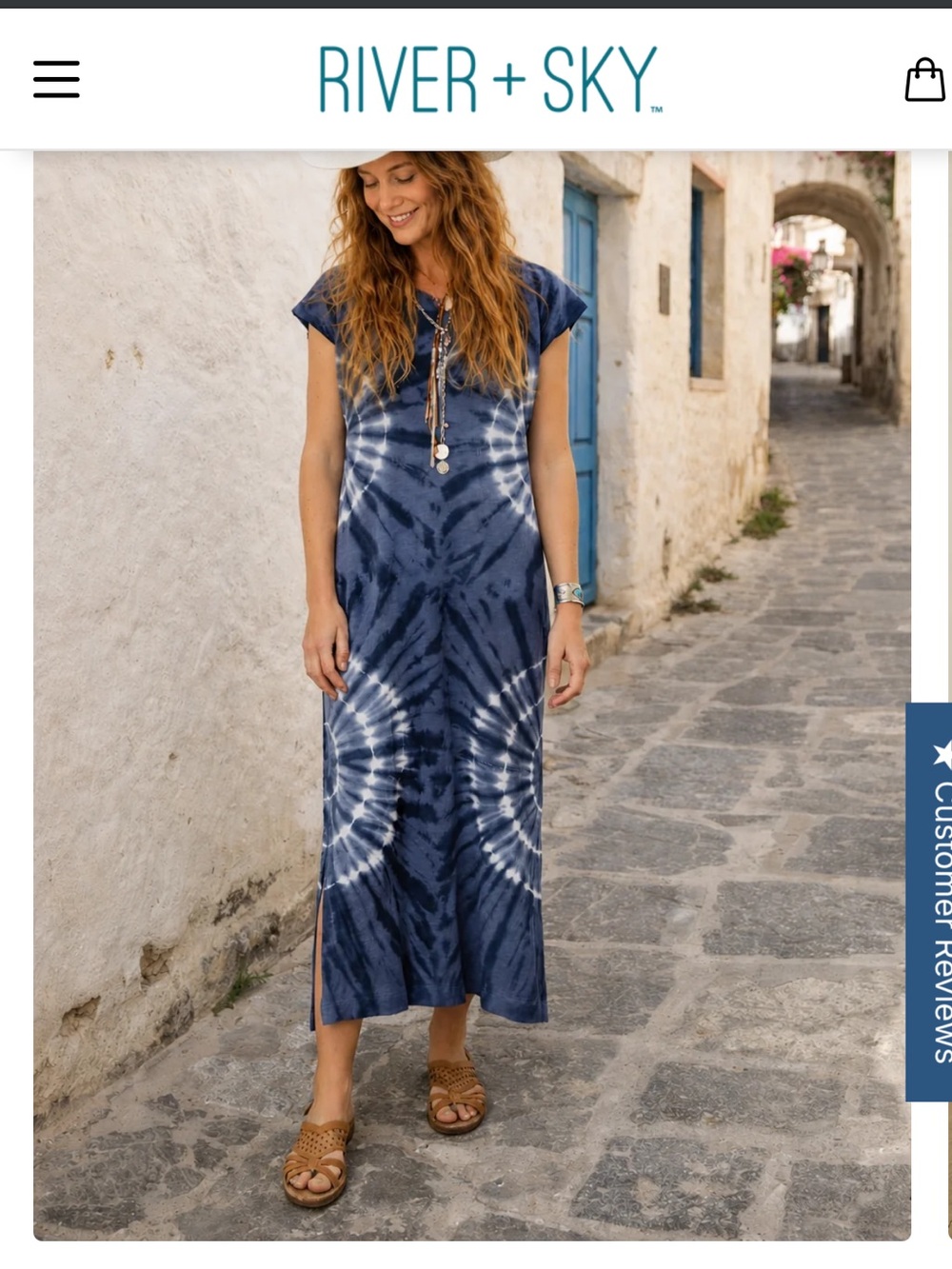 River + Sky Catalina Navy Tie-Dye Maxi Dress